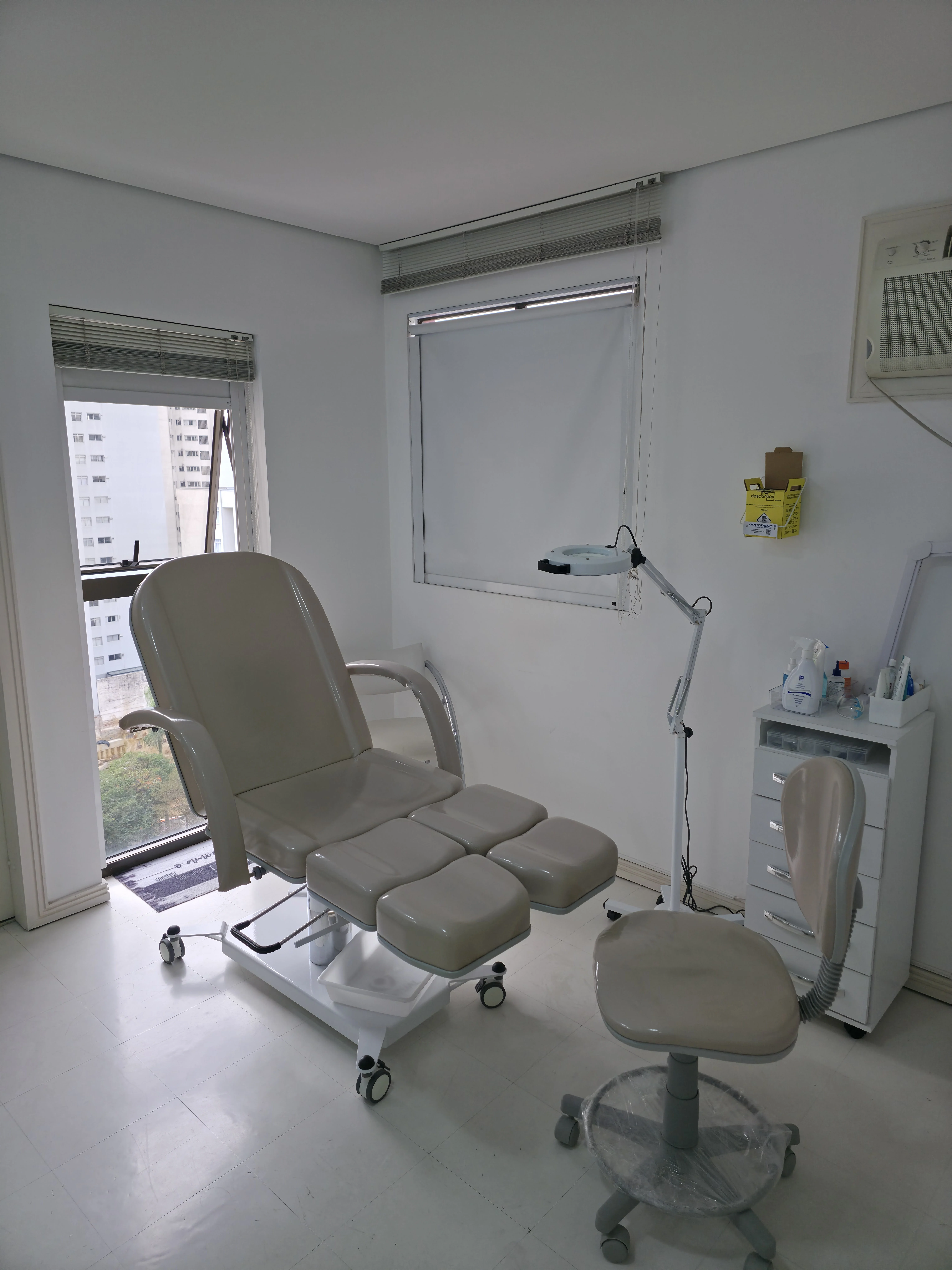 Sala de atendimento da clínica