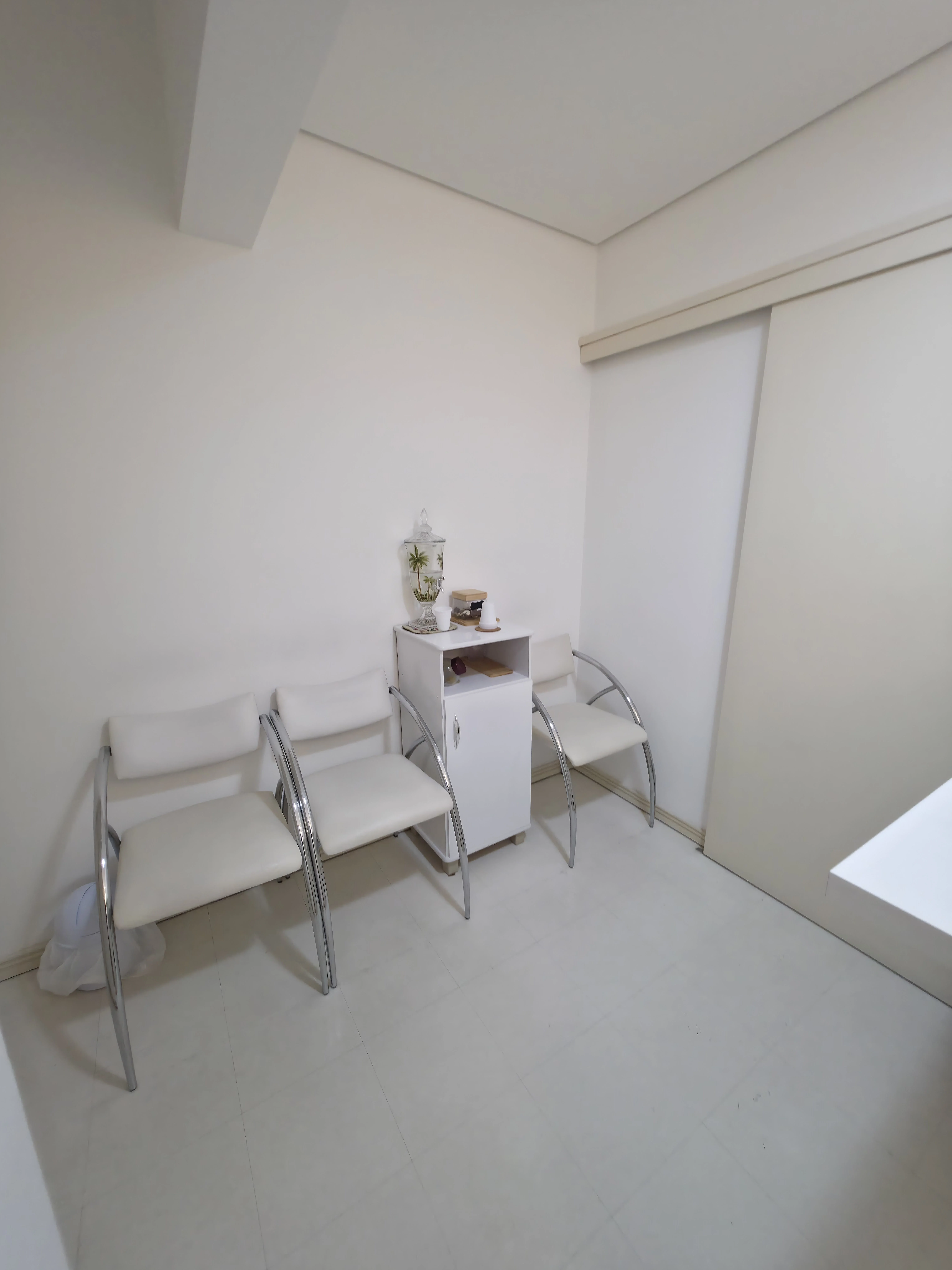Sala de espera da clínica